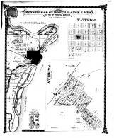 Township 64 & 65 N Range 5 W, Waterloo, Athens, Union, Clark County 1878